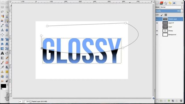 GIMP: Create Super Simple Glossy Text смотреть онлайн