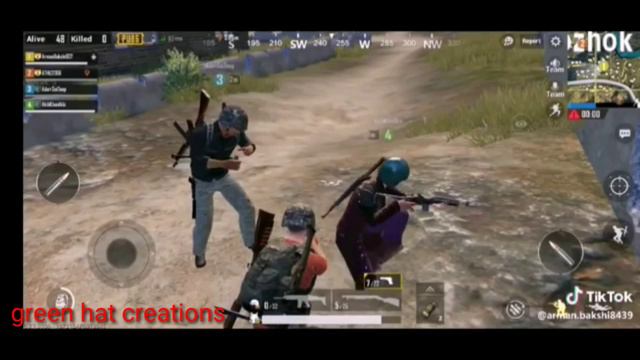 Pubg mobile funny tiktok || part #2, green hat creations смотреть онлайн