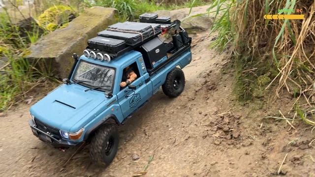 1/10 Scale RC Toyota Land Cruiser BRX01 Killerbody LC70 Rc Crawler Off-Road 4x4 RC Car