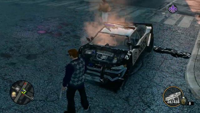 Как раздолбать в хлам свою машину [Saints Row 3] смотреть онлайн