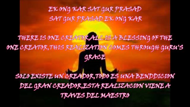 ek ong kar sat gur prasad/mantra for divine inspiration/translated/traducido смотреть онлайн