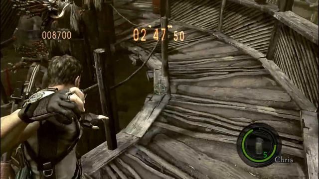 Resident Evil 5 - mercenaries mission - chris BSAA character - map village смотреть онлайн