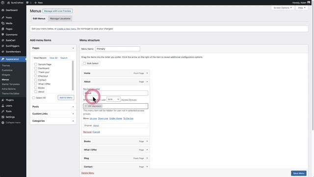 How To Setup Menu Item Visibility With SureMembers WordPress Membership Plugin смотреть онлайн