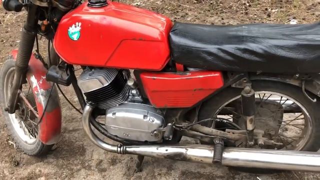 Двигатель Ява (Jawa) 350/634 тест 03.08.2021 после ремонта (г. Москва) смотреть онлайн