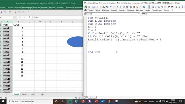 Trois exemples pour comprendre la BOUCLE WHILE(TANT QUE) VBA EXCEL смотреть онлайн