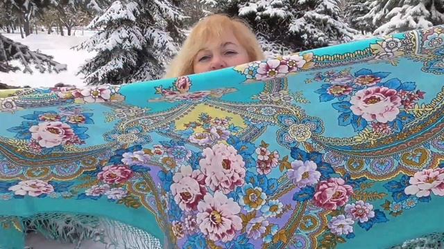 Ох,зимушка,Зима! ?❄☃ #павловопосадская#шаль#платок#зима#времена#года#ольшевская#примерки#обзор смотреть онлайн