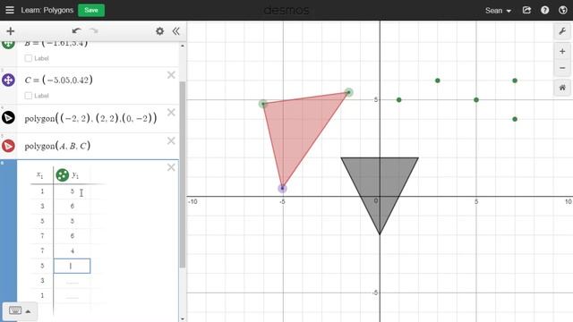 Learn Desmos Polygons смотреть онлайн