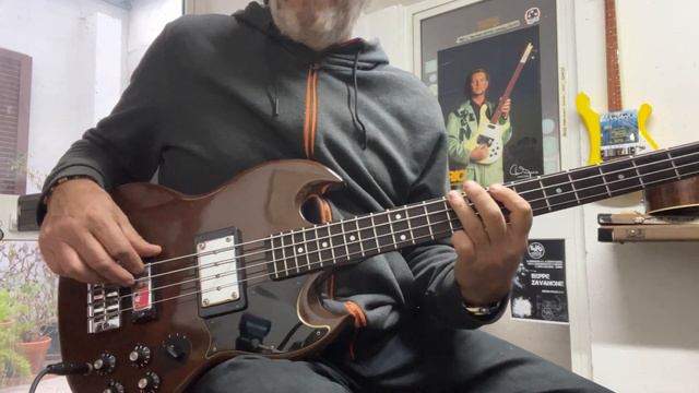 1973 Gibson EB-3 Bass - Walnut смотреть онлайн