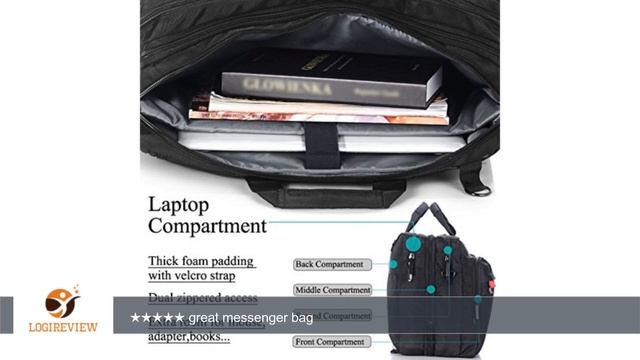 DTBG Nylon Versatile Convertile Spacious Business Casual Travel Laptop Messenger Briefcase Computer смотреть онлайн