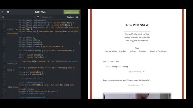 How to change italics in InkHorn tumblr theme смотреть онлайн