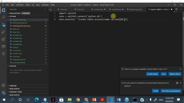 Learn Python - Full Course for Beginners [Tutorial] SQLite Databases With Python - Full example смотреть онлайн