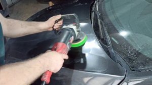 полировка авто.поставил ТРИЗАК на полировальную машинку и офигел от результата