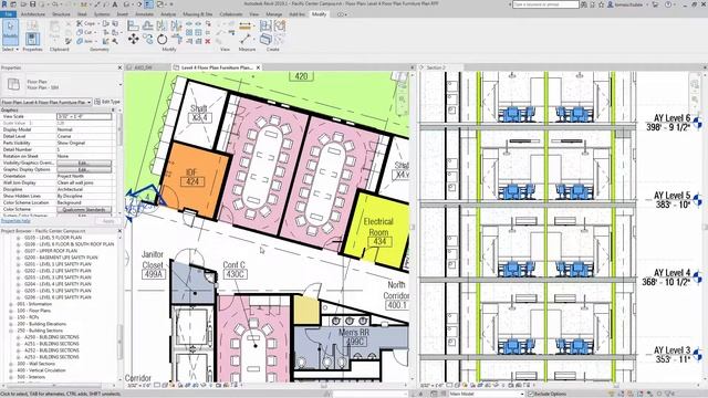 Revit 2019.1 - Whats new video section view align and snapping смотреть онлайн