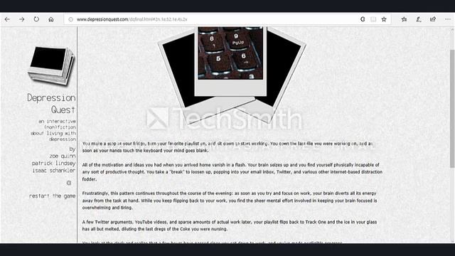 Depression Quest Serious Game Analysis смотреть онлайн