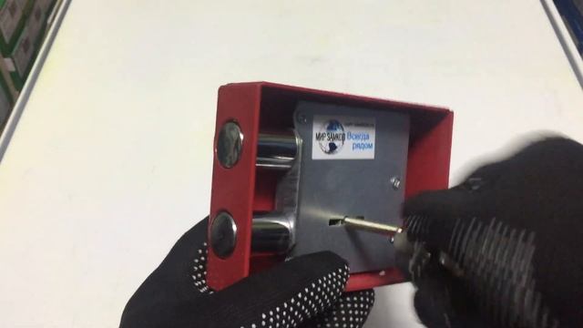 Замок сейфовый KS-206S (красный) смотреть онлайн