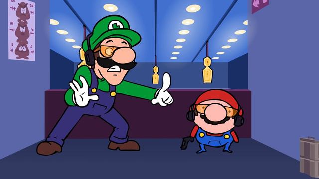 Mario Takes Aim (Super Mario Bros. Parody) смотреть онлайн