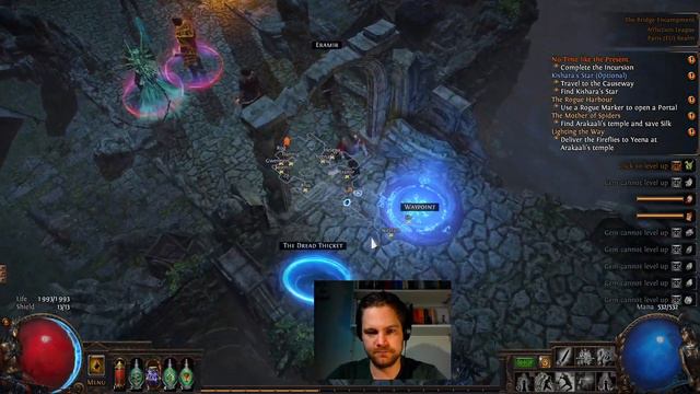 Path of Exile Affliction League Beginner Playthrough with Boneshatter: Part 19 смотреть онлайн