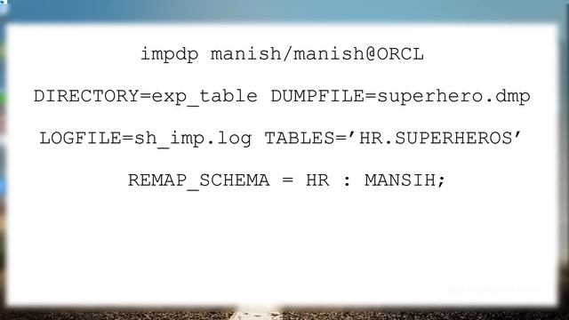 Oracle Database Tutorial 57: IMPDP (REMAP_SCHEMA) how to import table in different user/schema смотреть онлайн