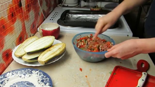 Запеченный баклажан с яичным соусом Диета Дюкана (the Dukan diet. Baked eggplant) смотреть онлайн