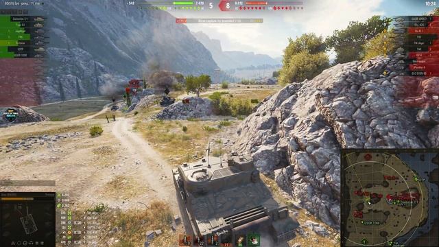 Tortoise: Huge 2300 base XP game on map Cliff - World of Tanks смотреть онлайн