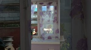 DIY. Шторы из остатков ткани #2. Без гардины!