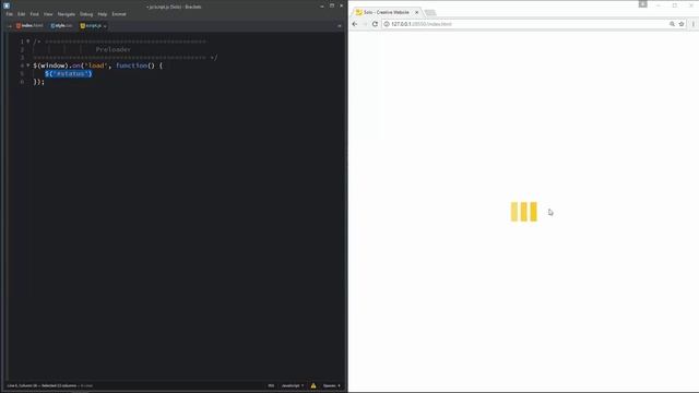 [#40] Hide Preloader Using jQuery смотреть онлайн