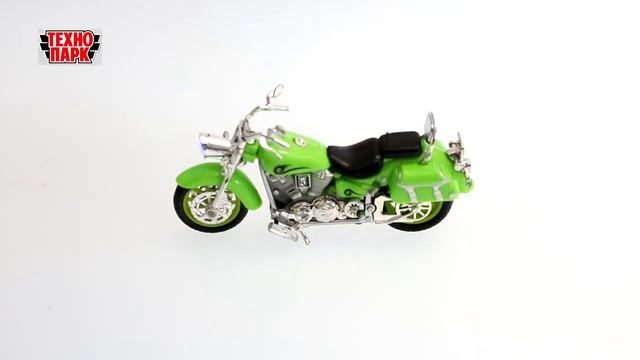 Мотоцикл металлический Крузер Технопарк смотреть онлайн