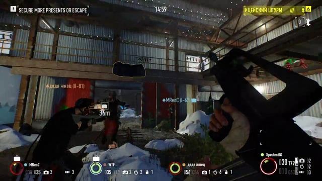 Payday 2 DLC Santa's Workshop Прохождение на русском - Часть 3 Achievment Santa Slays Slackers смотреть онлайн