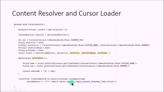 Android Content providers Lecture 13 смотреть онлайн