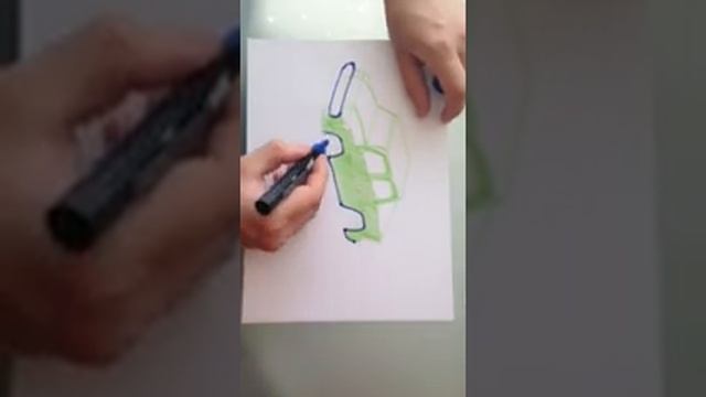 Как нарисовать машину. Урок рисования для детей от 3 лет | Раскраска для детей смотреть онлайн