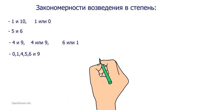Последняя цифра степени /Математика / 7 класс смотреть онлайн