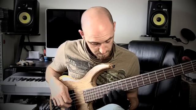 Autumn Leaves - Solo Bass Improvisation - Scott Devine