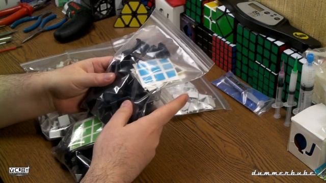 V-Cube 3 & 3b (DIY, cubic/pillowed, black/white), Adjustable Cores (V5/V6/V7) [Unboxing 17: V-Cubes смотреть онлайн
