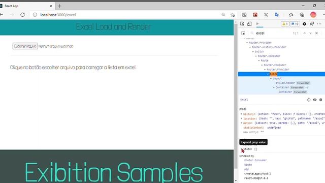 Importar tabela de excel e alimentar estados de react смотреть онлайн