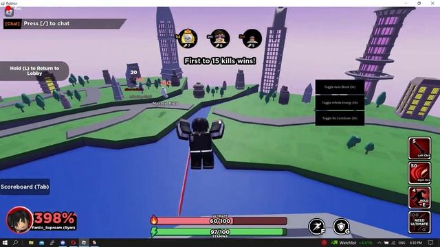 Roblox Encounters Script AutoBlock, Infinite Energy, No CoolDown смотреть онлайн