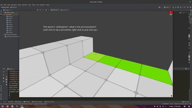 Messing around with the Ursina game engine in Python смотреть онлайн