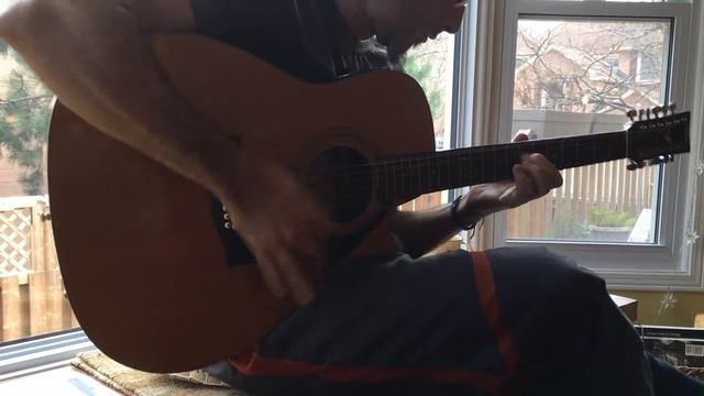 Middle-Eastern Jam on 12-string Yamaha by Tyson Emanuel смотреть онлайн