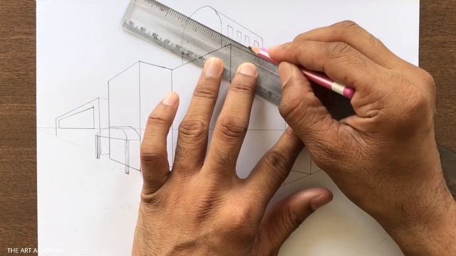 How to Draw a Town in Two-Point Perspective Step-by-step смотреть онлайн