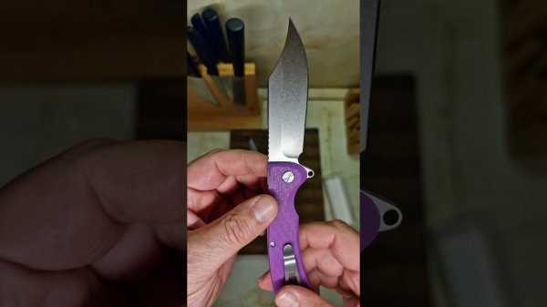 @DAGGERRKNIVES нож Powie Purple DL
