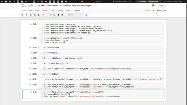 Zerodha Kite Login Automation | Kite API | Algorithmic Trading | Python | Selenium смотреть онлайн