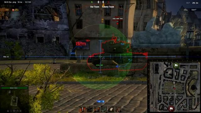 WoT: Kanzo's against T26E4 1v1 Battle Perspective смотреть онлайн