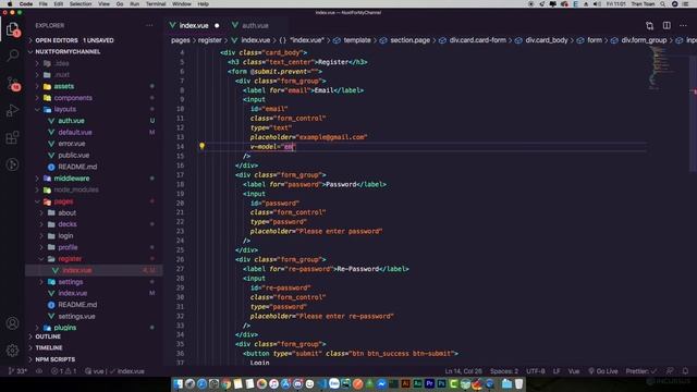 #41 | Register bằng Email tới Firebase trong Nuxt.js - RHP Team смотреть онлайн
