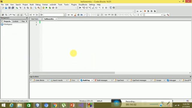#1 setup and hello world program in C C++ java C# смотреть онлайн