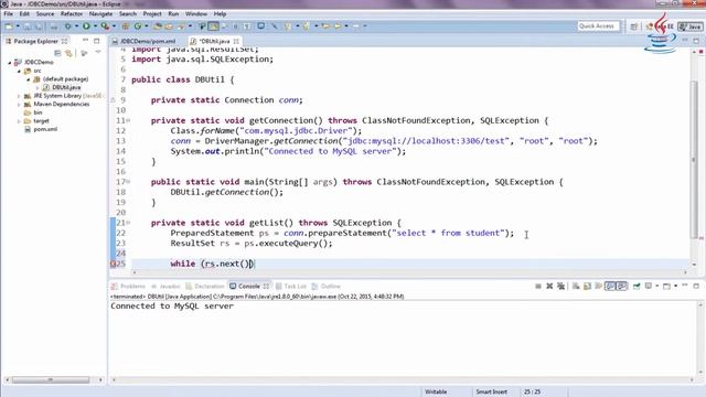 MySQL And The Java Database Connectivity (JDBC) - Java Tips смотреть онлайн