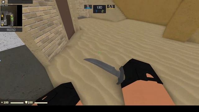 Играем в Counter Blox с Моим другом ! CS:GO В РОБЛОКС ! смотреть онлайн