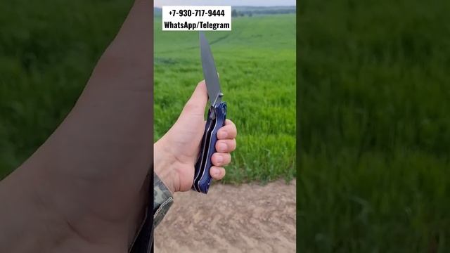 Премиальный складной нож из порошковой стали S390 - 70 HRC!!! #складныеножи #складнойножнаподшипник