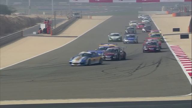 Porsche GT3 Cup Challenge Middle East - Race 1 At Bahrain International Circuit