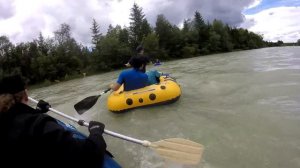 Isar. Bad Tölz - Wolfratshausen. Hochwasser. Изар. От Bad Tölz до Wolfratshausen. Половодье.