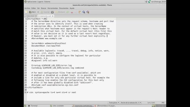 Configurar virtual host debían 10 смотреть онлайн
