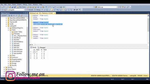 Union Vs Join in SQL смотреть онлайн